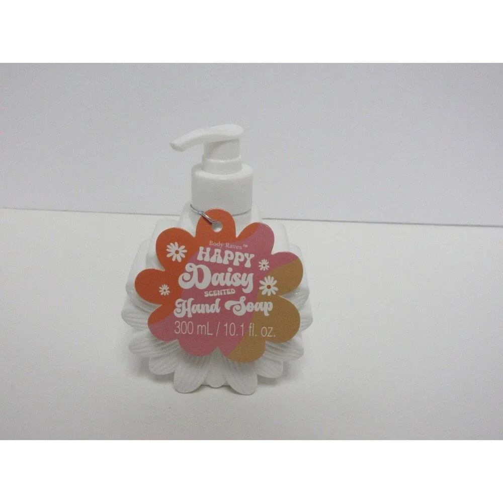 Body Raves Happy Daisy Scented Hand Soap Daisy Soap Dispenser